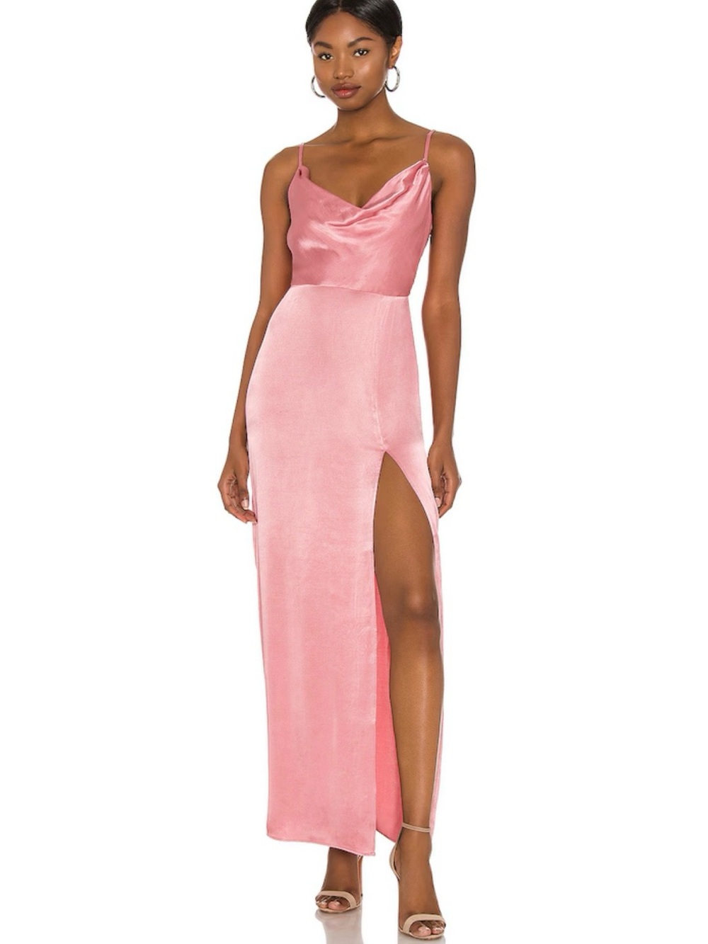 NBD Revolve Lila Gown in Mauve Pink